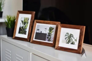 DIY Wooden Photo Frame Shelf for apartments in Westfield Indiana